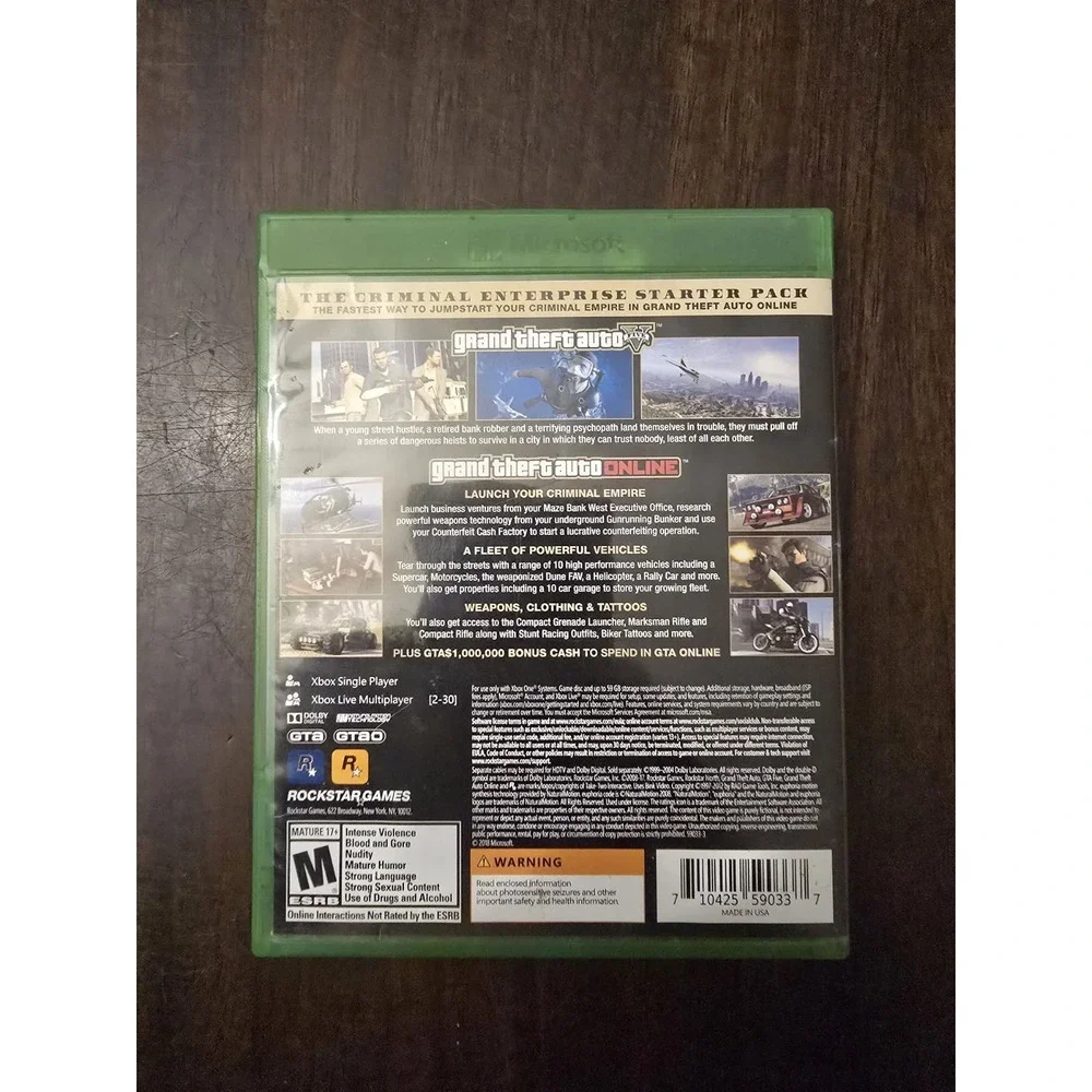 Grand Theft Auto V Premium Online Edition - Microsoft Xbox One